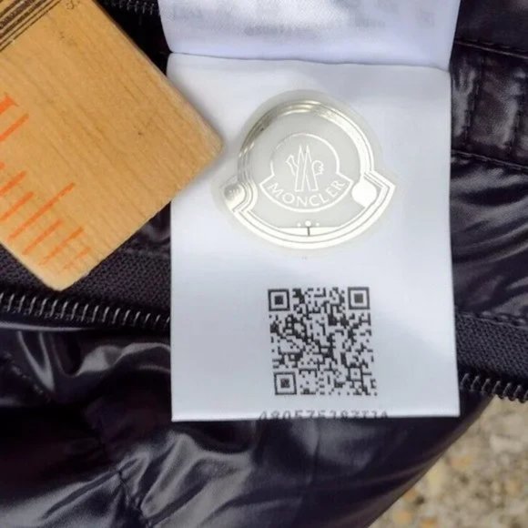 Moncler Cuvelier Giubbotto Navy Down Jacket Men’s 5 XL Slim XXL NWT - Picture 14 of 15